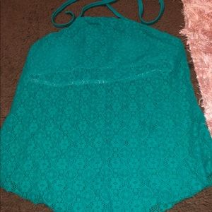 Women’s Halter swim top.